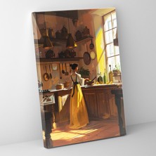 Popcas  Johannes Vermeer Duvar Dekorasyonu Kanvas Tablo Sanat Eseri