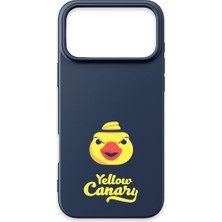 iPhone 17 Pro Max Uyumlu Fenerbahçe Yellow Canary Lacivert Silikon Lisanslı Telefon Kılıfı