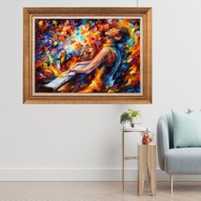 Giyense Altın Varaklı Çerçeveli Paspartulu  Tablo SMHY799