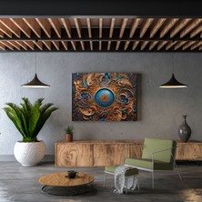 Popcas  Kutsal Kur'an Islam Hat Sanatı Kanvas Tablo - Detaylı Tarz Islam Hat Sanatı Duvar Dekorasyonu