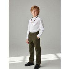 Zekids Erkek Çocuk Yumuşak Dokulu Beli Lastikli Pantolon