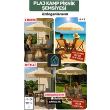Dogant Plaj Deniz Balkon Teras Bahçe Şemsıyesi
