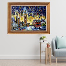 Giyense Altın Varaklı Çerçeveli Paspartulu  Tablo SMHY249