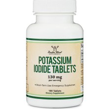 Double Wood Potassium Lodide Tablets 130 Mg 180 Tablets