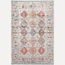 Kilim Home Mars 2164 Renkli Desenli Yıkanabilir Kaymaz Tabanlı Salon Halısı, Koridor ve Mutfak Halısı Kilim