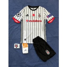 Candy Cup 'be'şik'tâş' Nostalji Futbol Forması Çocuklara Özel 4 Lü Set Quaresma 7 Efsane