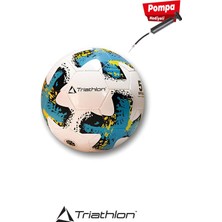 Triathlon T116‑M Futbol Topu No:5 | Pompa Hediyeli | Dayanıklı Profesyonel Halı Saha & Maç Topu