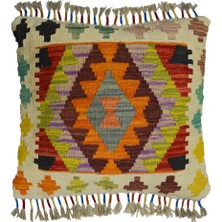 Kilim Co. El Dokuma Afgan Kilim Kırlent Yastık Kılıfı