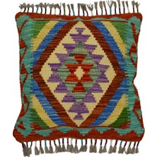Kilim Co. El Dokuma Afgan Kilim Kırlent Yastık Kılıfı