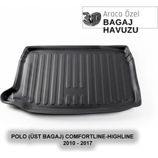 Elorcar Volkswagen Polo (Üst Bagaj) Comfortlıne-Hıghlıne 2010 - 2017 3D Bagaj Havuzu
