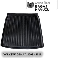 Elorcar Volkswagen cc 2009 - 2017 3D Bagaj Havuzu