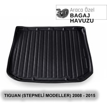 Elorcar Volkswagen Tıguan (Stepneli Modeller) 2008 - 2015 3D Bagaj Havuzu