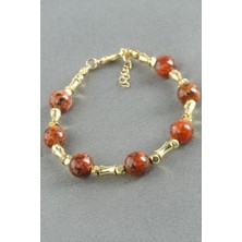 Ceyt Taşlı Metal Bileklik