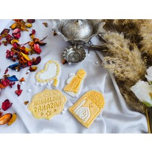 Maku Home Ramazana Özel Hediyelik Kurabiye, Tesbih , Dua Eden Kadın , Secde Temalı Butik Kurabiye -20 Li