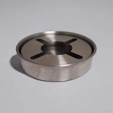 Ceritoğlu Paslanmaz Metal Küllük Ince & Kalın Sigara Için Ayrı Koyma Yeri