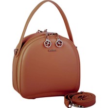 Nas Bag Mini Kadın El ve Çapraz Çanta - Taba Zra