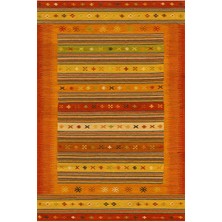 Kilim Home Mars 2038 Renkli Klasik Desenli Yıkanabilir Kaymaz Salon Halısı, Koridor ve Mutfak Halısı