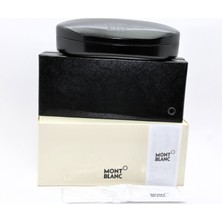 Mont Blanc Case Siyah Deri Istridye Güneş Gözlüğü Gözlük Kutusu Kılıfı