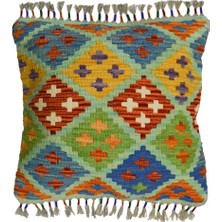Kilim Co. El Dokuma Afgan Kilim Kırlent Yastık Kılıfı