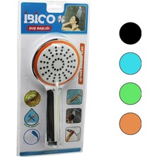 İsmiyle Al Orta Boy Yuvarlak- Bombeli=10.7cm Duş Başlık Kademeli Krom Gövde- Renkli Kenar Vakumlu SAP:13C