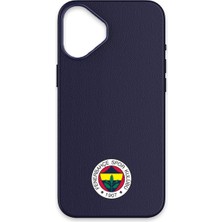 iPhone 16 Uyumlu Fenerbahçe Arma Deri Magsafe Lisanslı Telefon Kılıfı