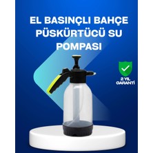 İsmiyle Al Basınçlı Manuel Köpük Pompası 2l Ayarlanabilir Sprey Başlıklı Temizlik