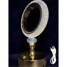 Ceritoğlu Dekoratif & Romantik Kristal Elmas Dokunmatik 3 Farklı Renkli Şarjlı LED Iç Ortam Işığı