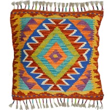 Kilim Co. El Dokuma Afgan Kilim Kırlent Yastık Kılıfı