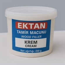 Ahşap Mobilya Parke Tamir Dolgu Macunu 220 gr - Krem - Çatlak Çizik Giderici Kullanıma Hazır