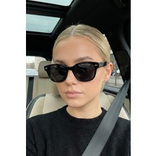 Ren Eyewear Cosmo Unisex Siyah Çerçeve Klasik her yüz tipine Güneş Gözlüğü | UV400 Koruma r103