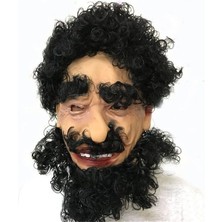 Epilons Lateks Et Maske Siyah Saçlı Çirkin Dede Maskesi