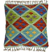 Kilim Co. El Dokuma Afgan Kilim Kırlent Yastık Kılıfı