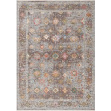 Eko Halı Sofia Sof 04 Multy Uşak Motifli Renkli Makine Halısı