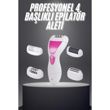 İsmiyle Al Şarjlı Epilasyon Cihazı Çok Başlıklı Ayak Bakımına Uygun Epilatör Aleti