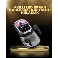 İsmiyle Al Kişiselleştirilebilir LED Ekranlı Bluetooth Kulaklık – Oyun & Müzik Modlu