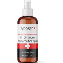 HypogenX El | Cilt | Ayak Temizleme Solüsyonu - 100 mL (Hipokloröz Asit Bazlı,Alkolsüz)