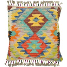 Kilim Co. El Dokuma Afgan Kilim Kırlent Yastık Kılıfı