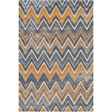 Kilim Home Mars 2072 Renkli Çizgili Desenli Yıkanabilir Kaymaz Salon Halısı, Koridor ve Mutfak Halısı