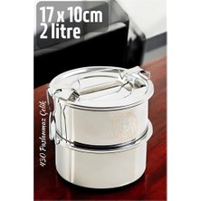 İsmiyle Al Sefer Tası Paslanmaz Çelik Yemek Kabı 17 cm 2 Litre