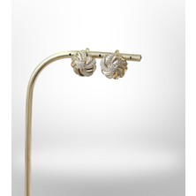 Versein Atelier Xuping 14K Taşlı Girdap Tasarım Küpe