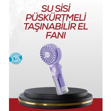 İsmiyle Al Type-C Şarjlı Taşınabilir Su Buharlı Mini Vantilatör