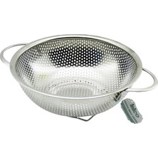 İsmiyle Al 19CM  Metal Kulplu  Çelik Sepet Süzgeç Ince Tel Ayaklı (5047)