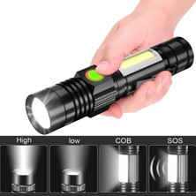 Skygo F.b.ı Pro F-28A Şarjlı Mıknatıslı El Feneri