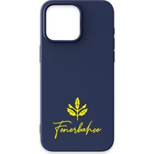 iPhone 15 Pro Uyumlu Fenerbahçe Palamut Lacivert Silikon Lisanslı Telefon Kılıfı