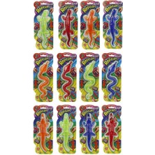 İsmiyle Al Jaru Streç Sticky Esnek Sürüngenler Yılan Kertenkele Timsah - 1 Adet Stokta Olan Gönderilir