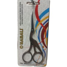 Argesco Mühendislik Nakış Makası Kuğulu Dekoratif Makas Gümüş YBL-043 Model 13