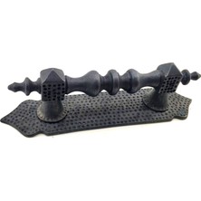 Skygo Antika Tarz Dekoratif Pirinç Ağır Kapı Çekme Kolu - 280X65 Mm, Oksit