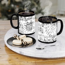 Masiem Müzik Nota Baskılı Kupa