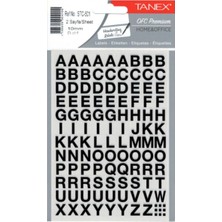 Ticon Tanex Harf Sticker 2 Sayfa STC-501 - 2 Adet