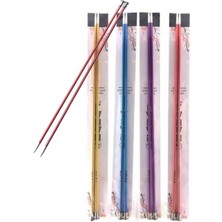 Argesco Mühendislik Metalize Çift Renk Şiş 35 cm 6 Numara (Renk Stoğa Göre)